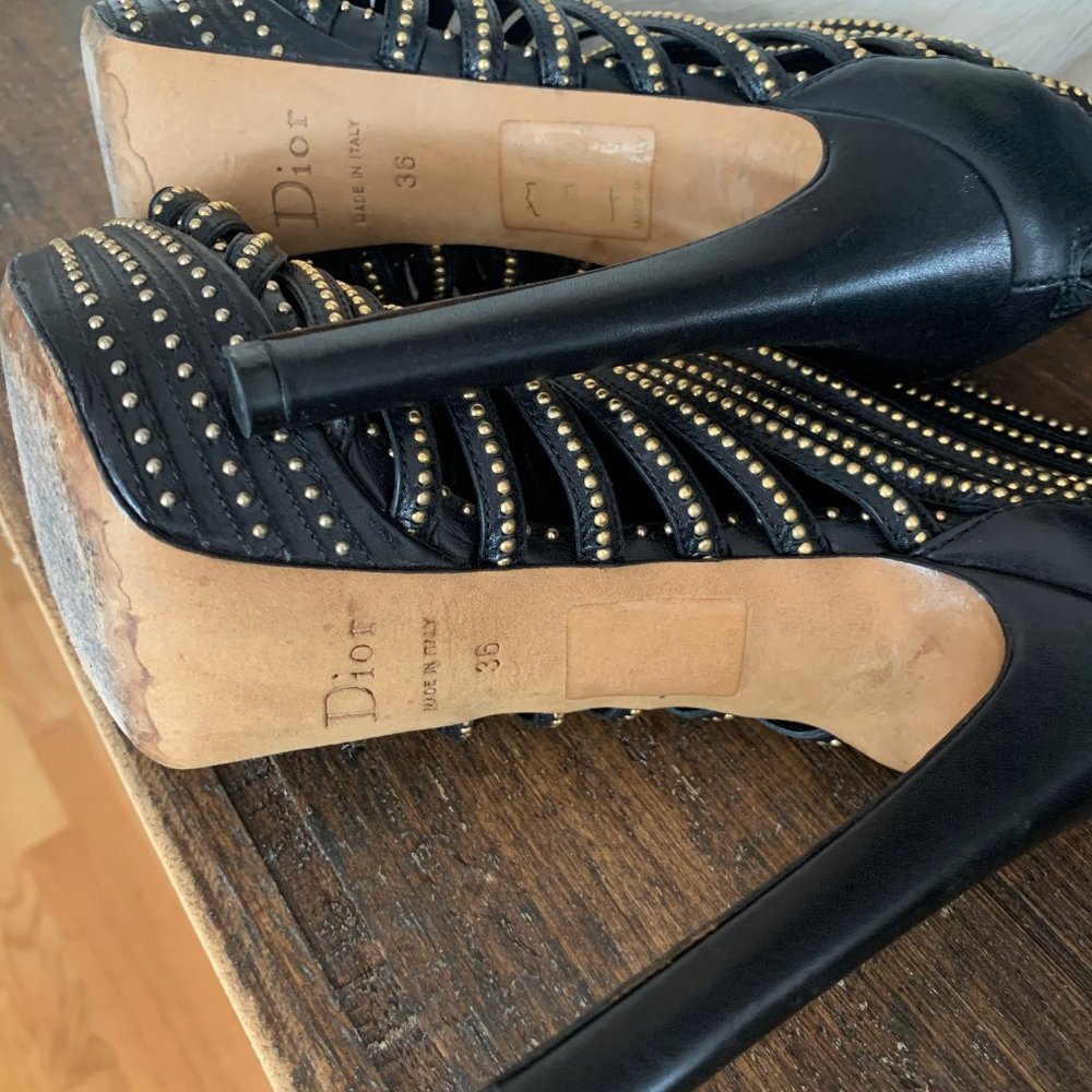 Christian Dior Studded Caged Bootie - Picture 10 of 15